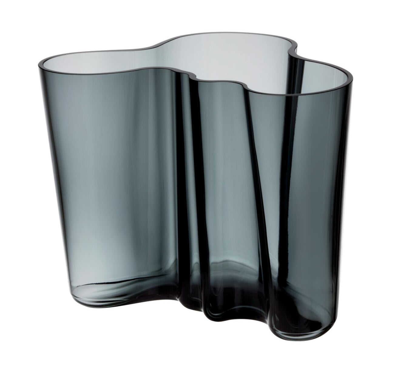 Aalto vase, grå - H16 cm